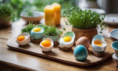 stylish egg holders breakfast