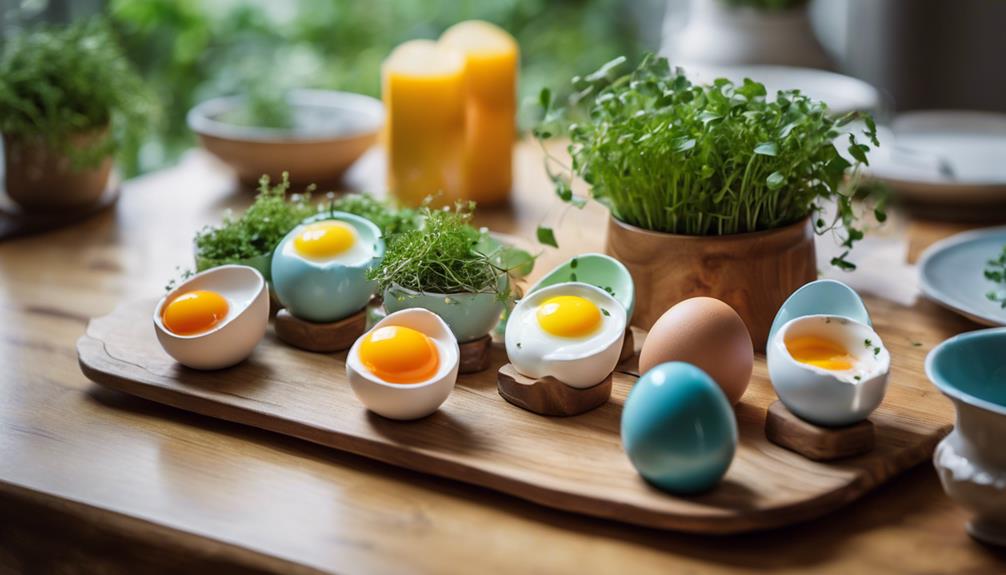 stylish egg holders breakfast