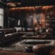 stylish masculine room decor