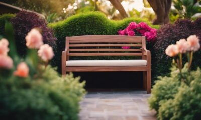 stylish teak bench envy