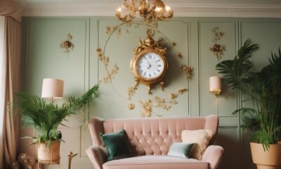 timeless aesthetic clock decor