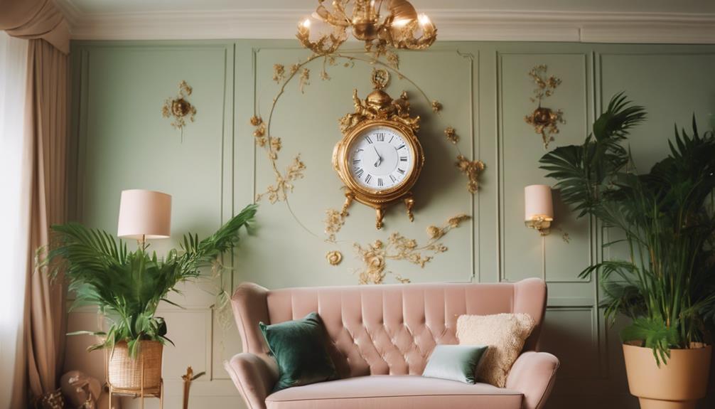 timeless aesthetic clock decor