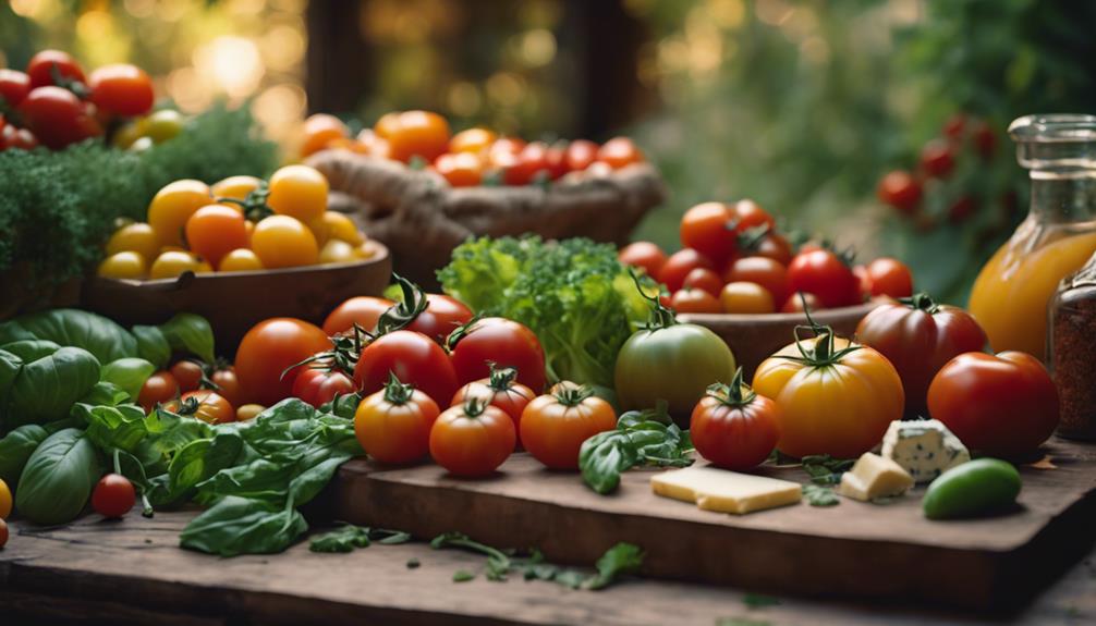 variety of fruits and vegetables