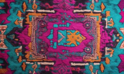 vibrant artistic rug beauty