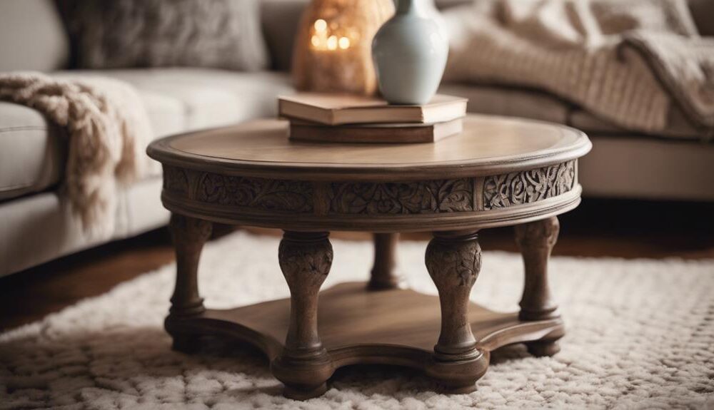 vintage charm accent table