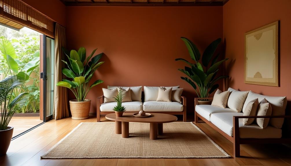 earthy color palette incorporation