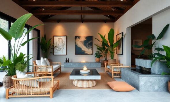 zen modern chic retreat