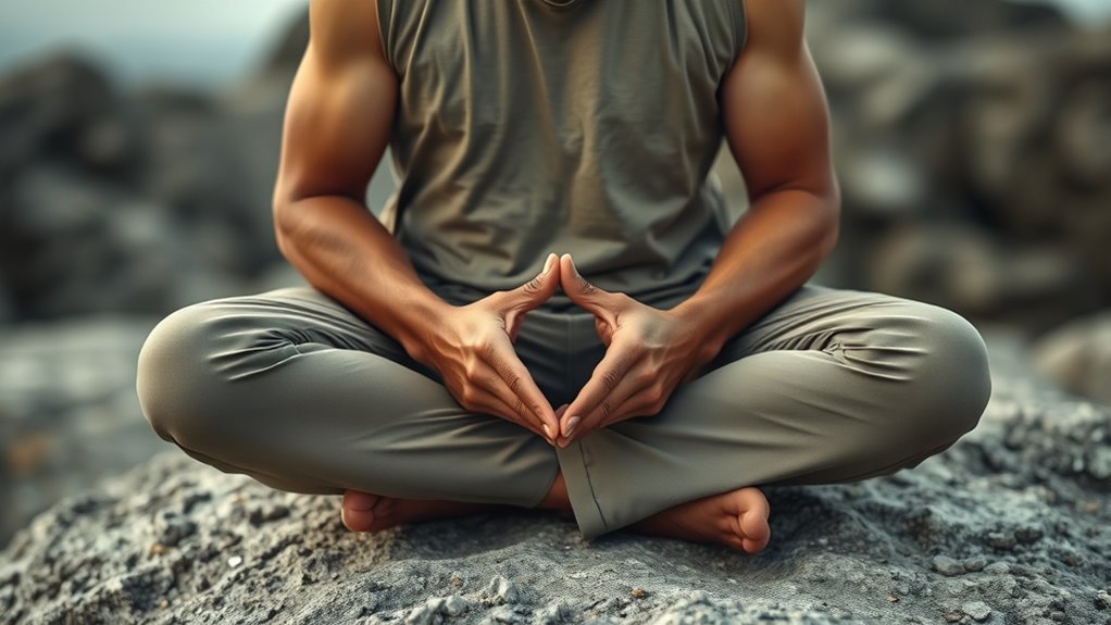 calm focus through breathing