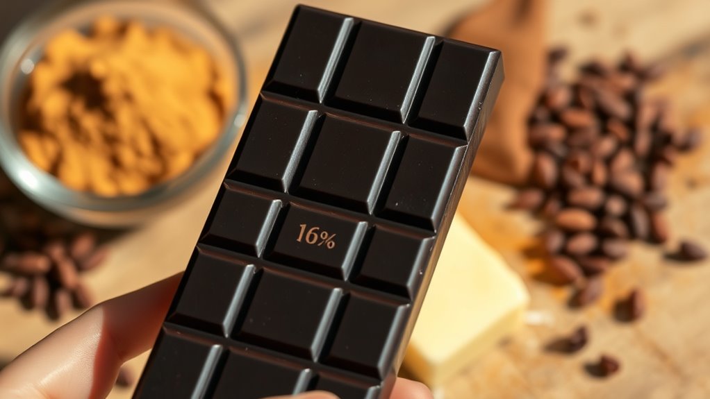 choosing chocolate based on cocoa content