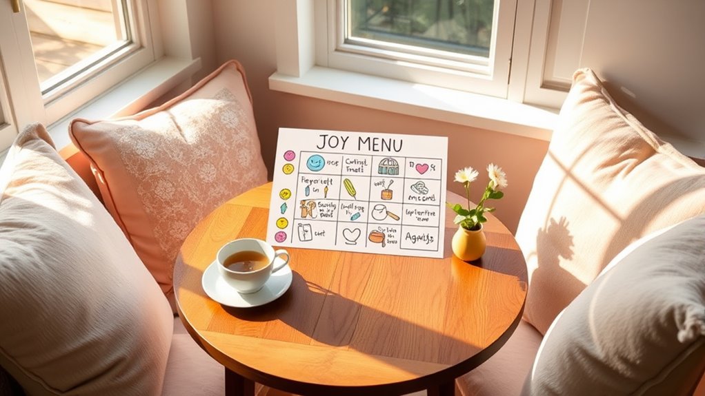 create a happiness activity list
