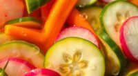 fast crunchy pickled vegetables