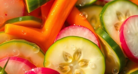 fast crunchy pickled vegetables