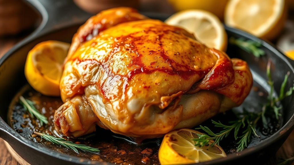 marinate moderate heat rest