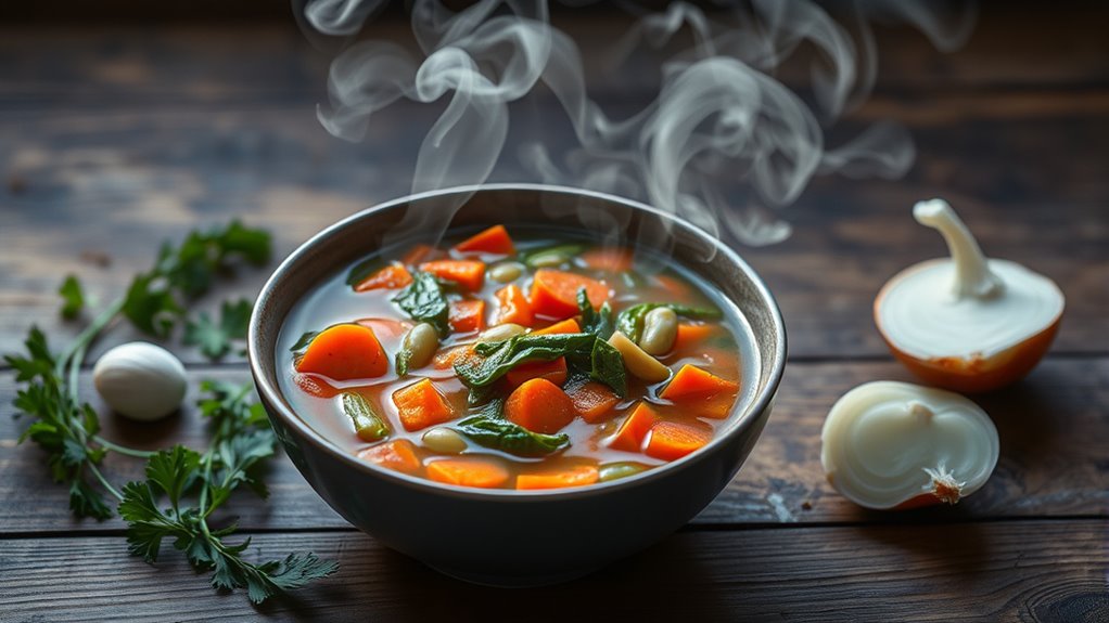 simple five ingredient hearty soups