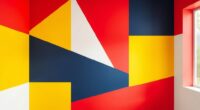 bold colorful wall designs