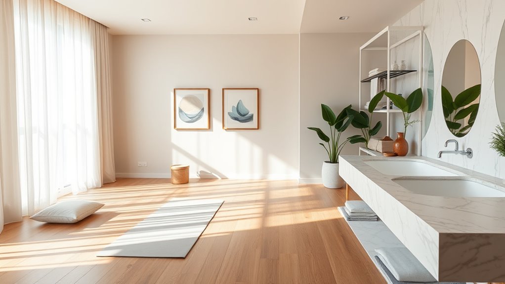 create restorative wellness retreat