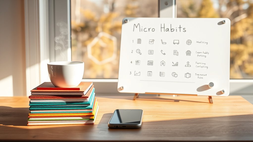creating routines with small habits