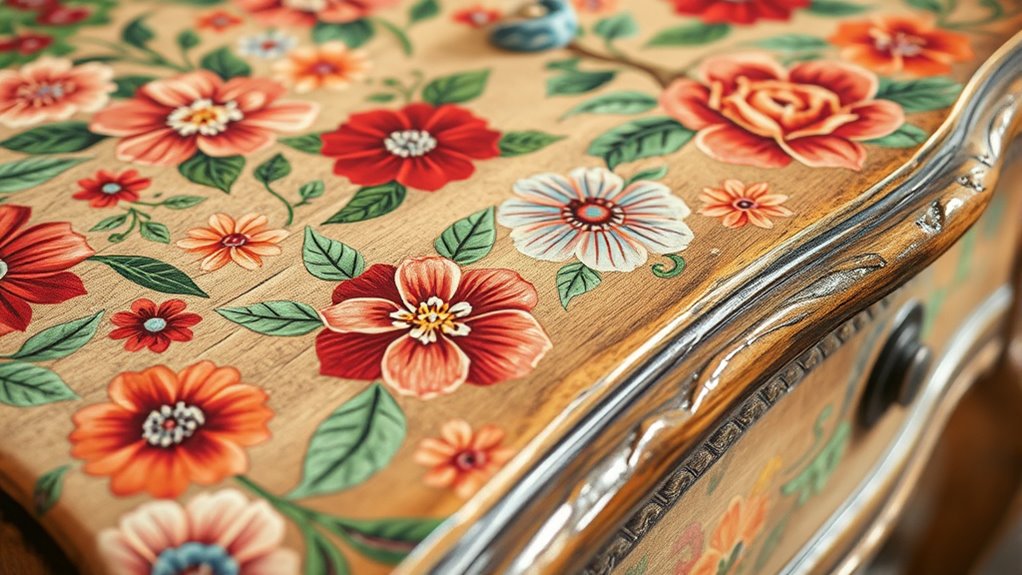 decorative furniture decoupage methods