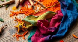 dye fabrics using plants