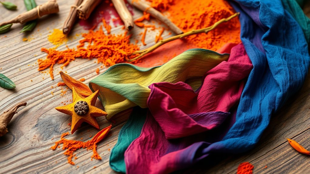 dye fabrics using plants