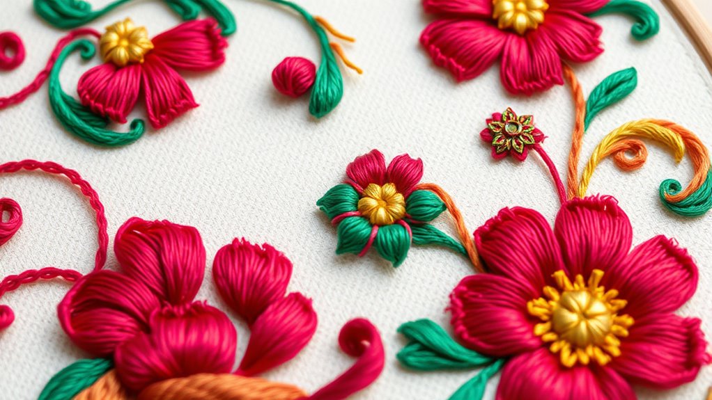 embroidery stitches and designs