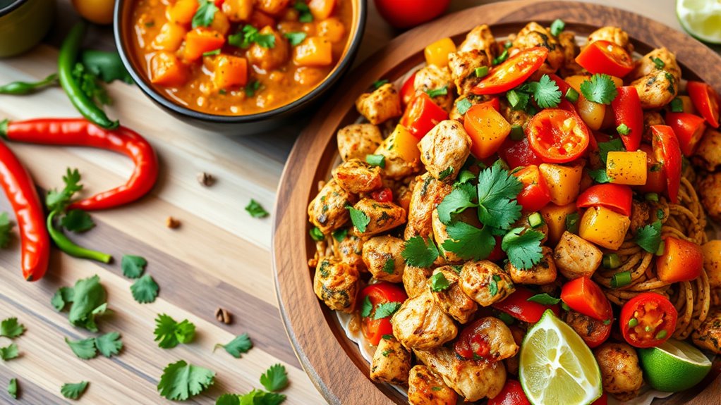 global flavors through presentation