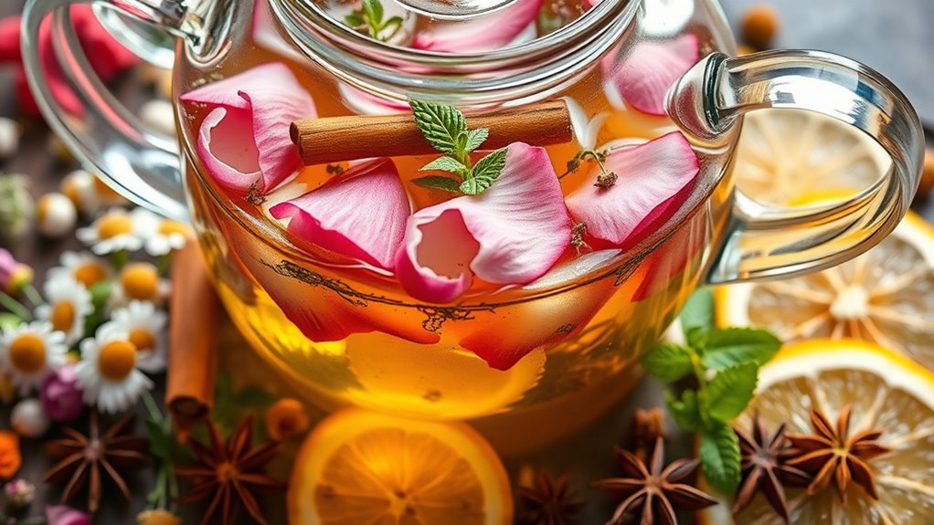 herbal floral spicy infusions