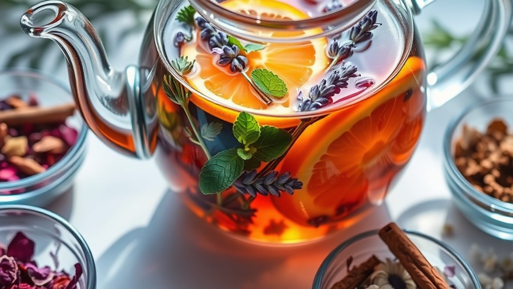 herbs flowers infusions benefits