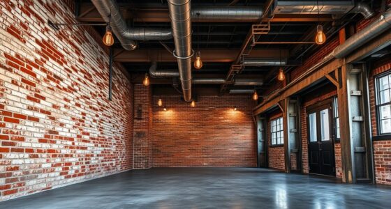 industrial metal brick concrete