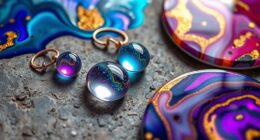 resin jewelry and art