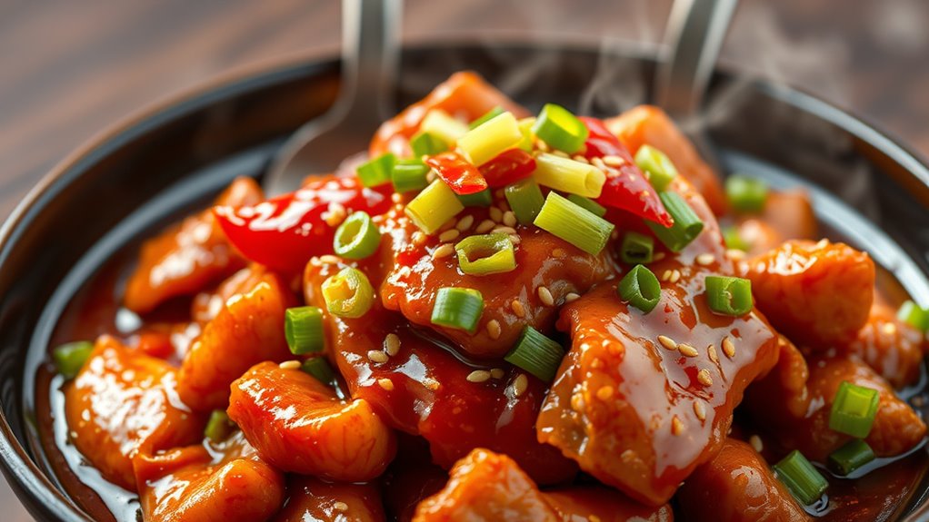 spicy and sweet cuisine