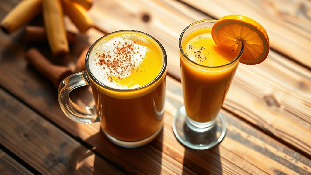 turmeric drinks boost health