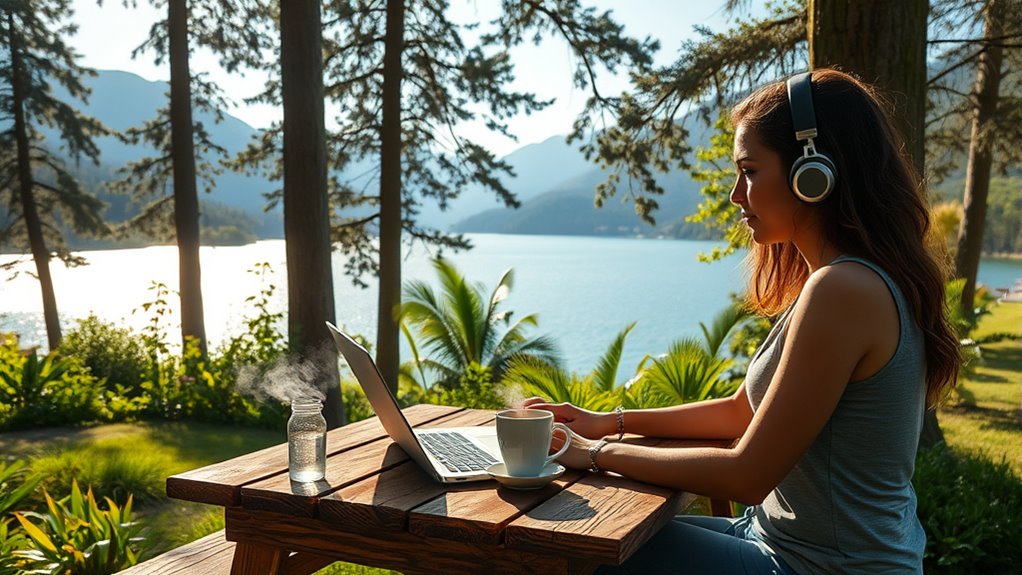 working remotely while traveling