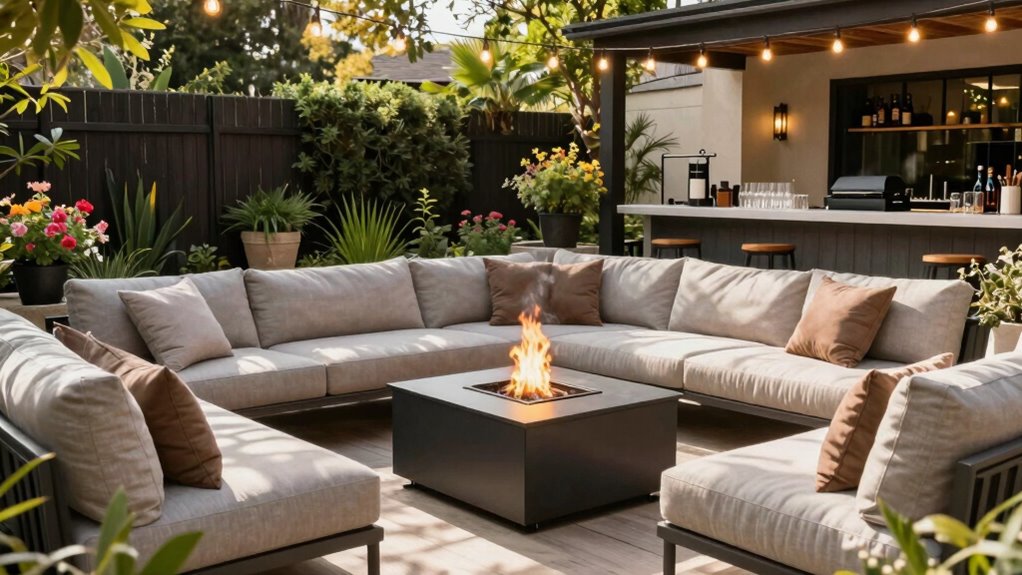 backyard renovation enhances entertaining