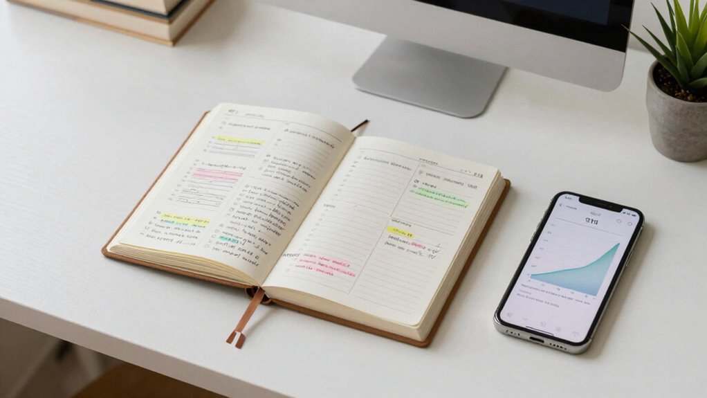 balanced personal progress tracking