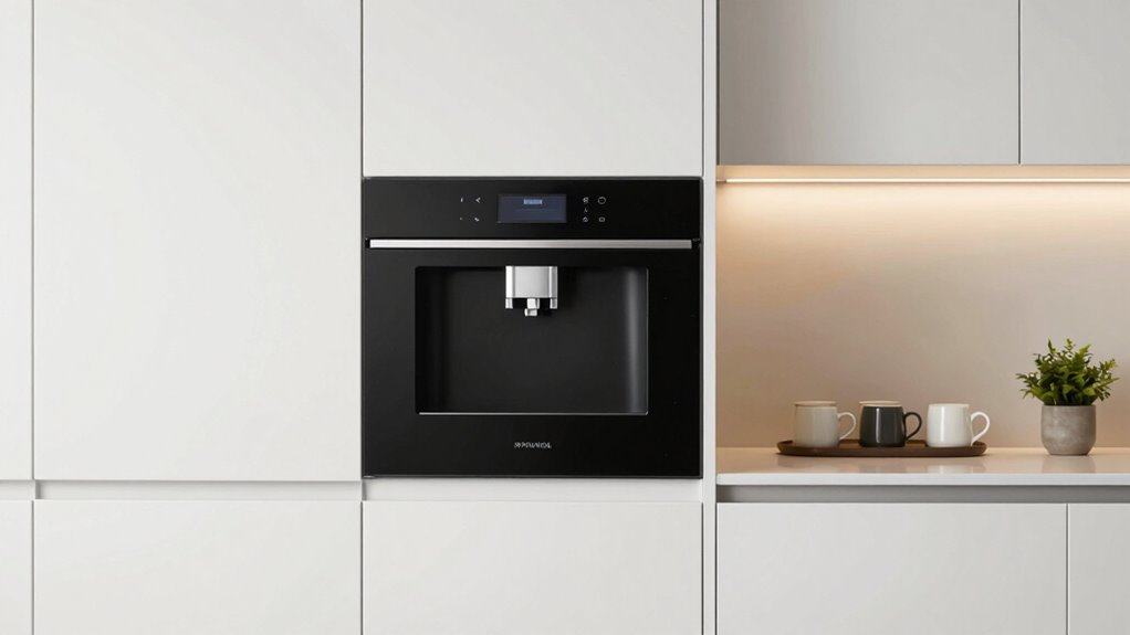 built in coffee machine installation