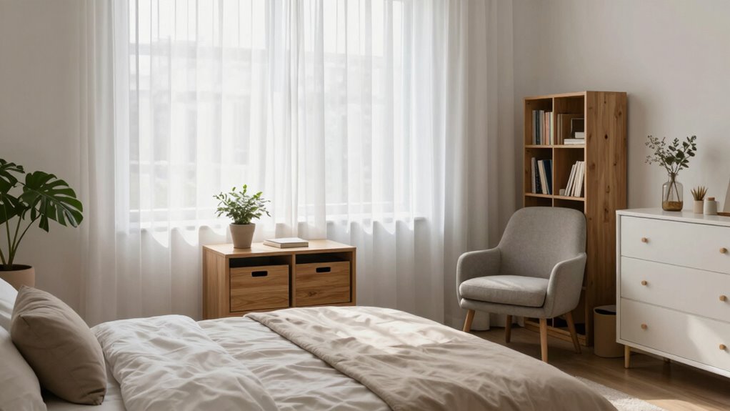 calm organized harmonious space