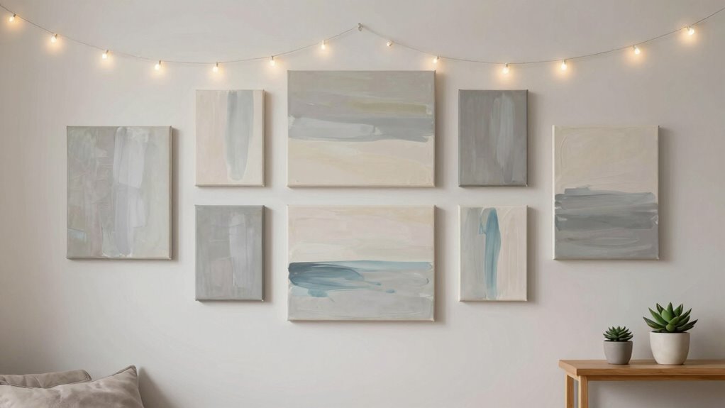 calm textured minimalist decor