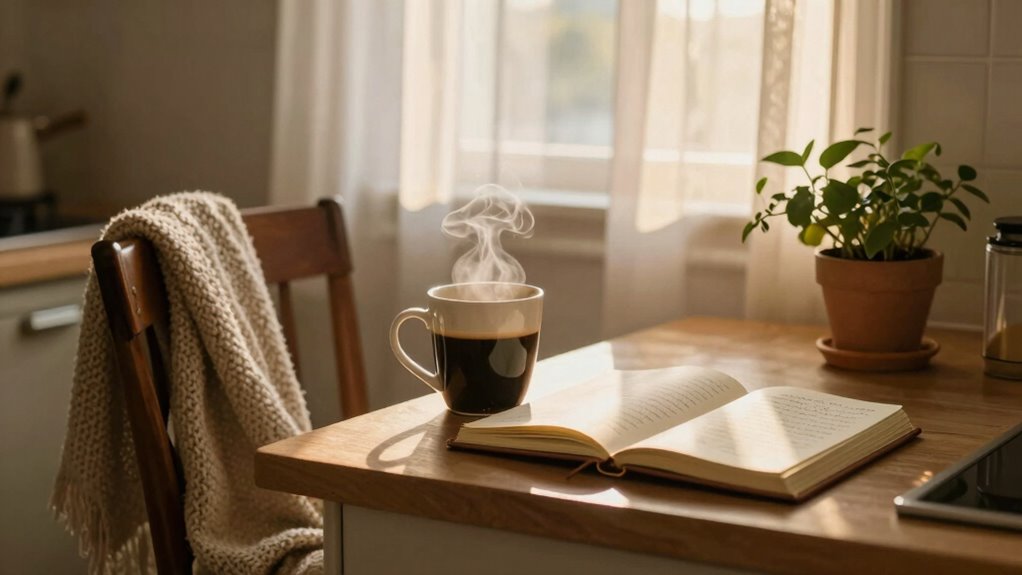 consistent calming morning habits
