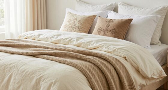 create cozy layered bedding