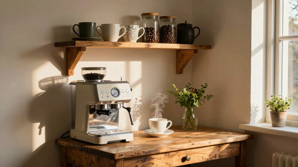 designing a cozy coffee nook