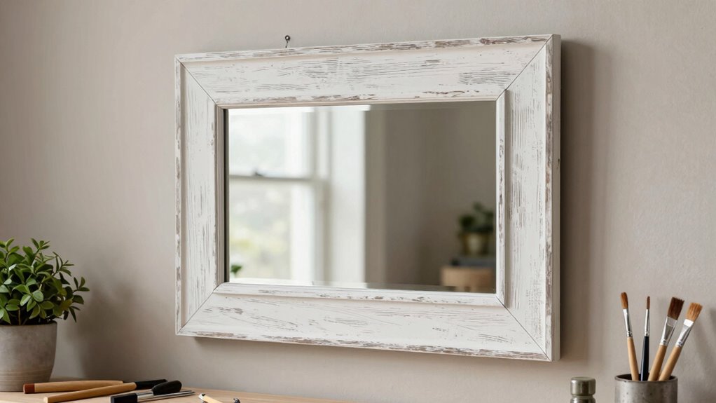 diy personalized mirror framing