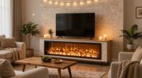 electric fireplace tv stands