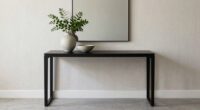 elegant minimalist console styling