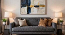 enhancing existing sofa decor