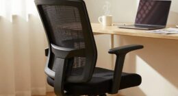 ergonomic chair enhances focus