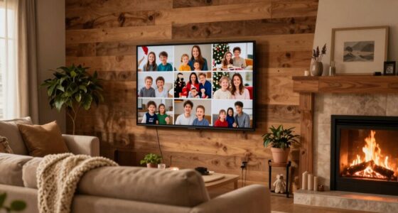 family focused digital photo displays