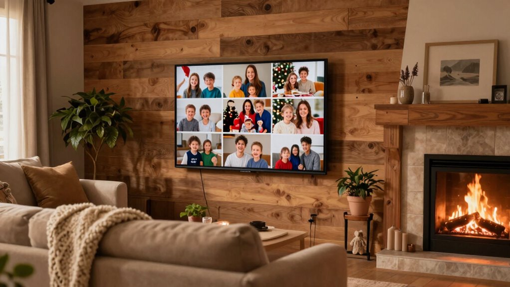 family focused digital photo displays
