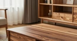 harmonizing varied wood finishes