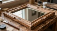 homemade mirror frame projects